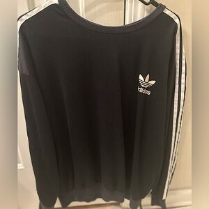 Adidas black Large sweater crewneck